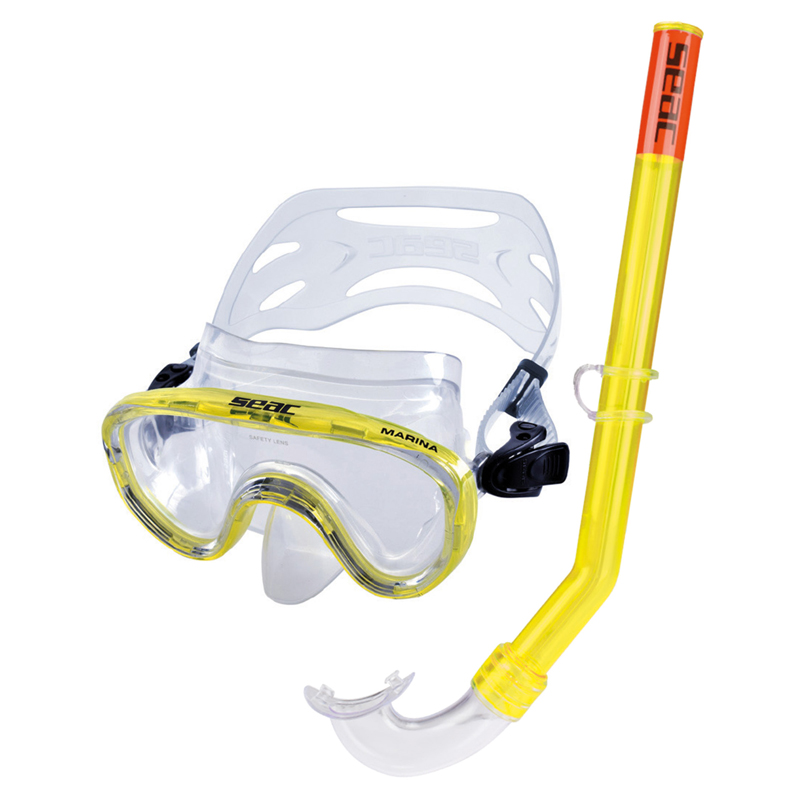 Seac Snorkelsæt Marina Gul