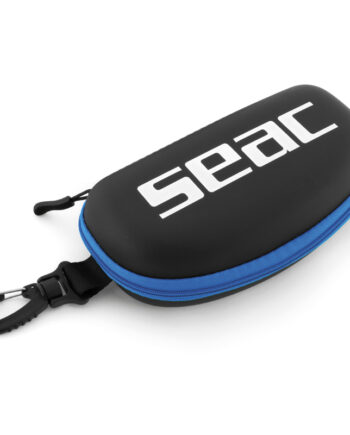Seac Svømmebrille Etui Med Lynlås Sort Blå