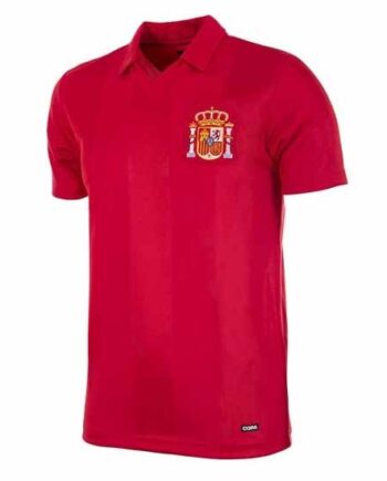 Spain 1984 Retro Football Shirt   In Stock -