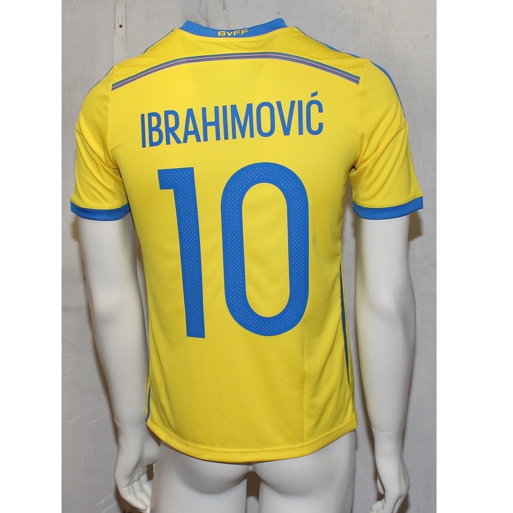 Sweden Home Jersey 2013 15 Youth Ibra 10-176