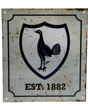 Tottenham Hotspur Fc Retro Logo Skilt