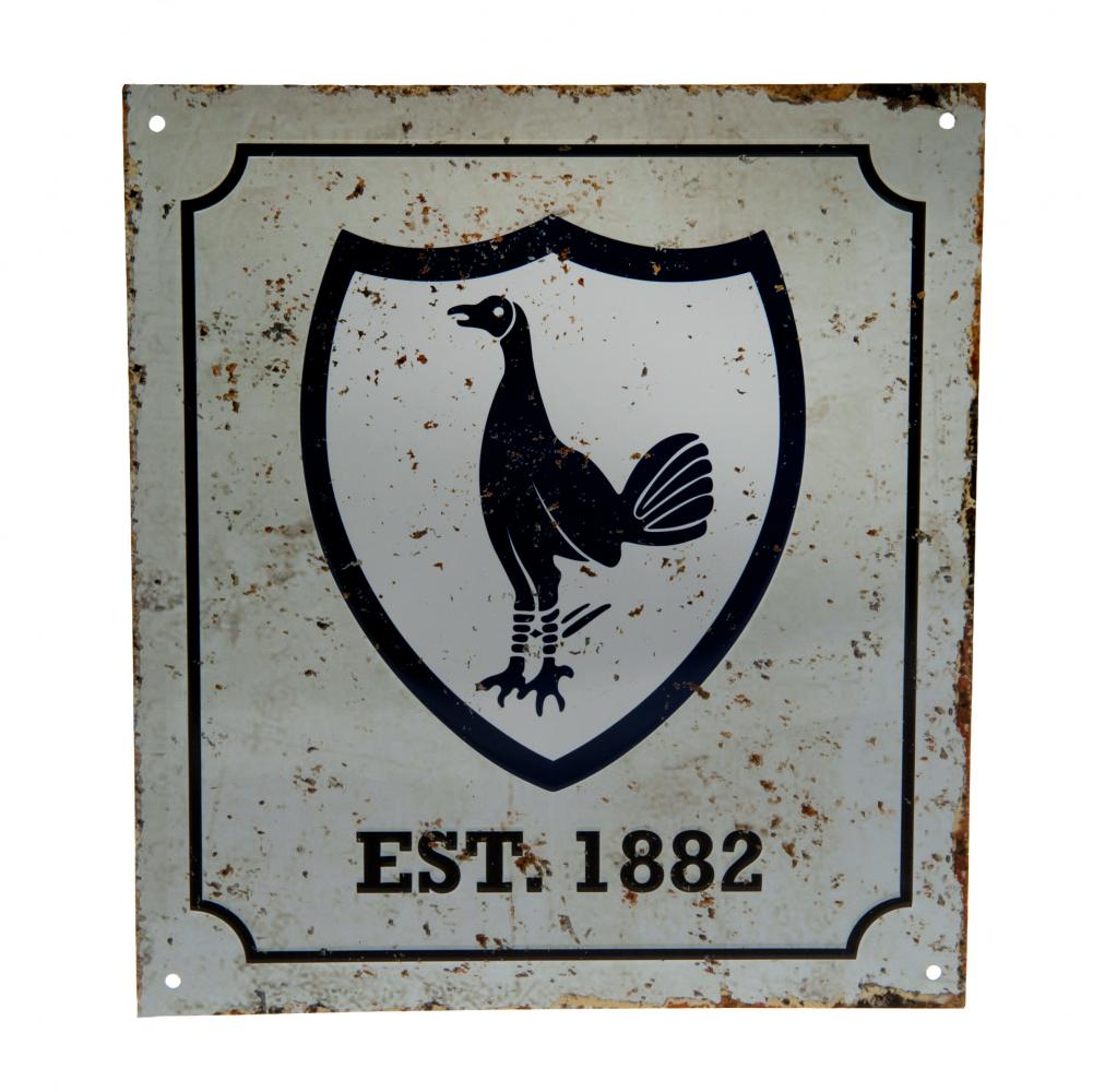 Tottenham Hotspur Fc Retro Logo Skilt