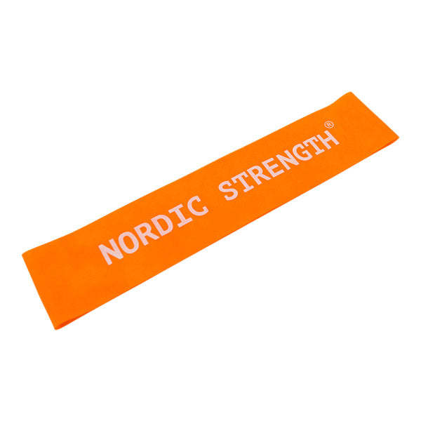 Træningselastik Fra Nordic Strength  Ekstra Let   Orange Styrke   Af