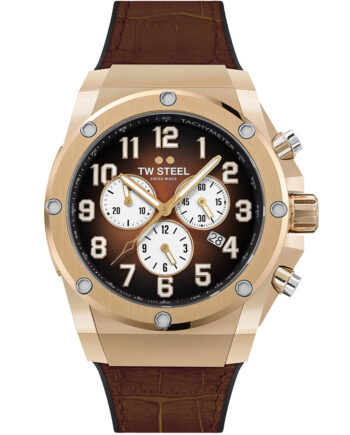 Tw Steel Ace132 Herreur Ace Genesis Ur Med Brun Rem