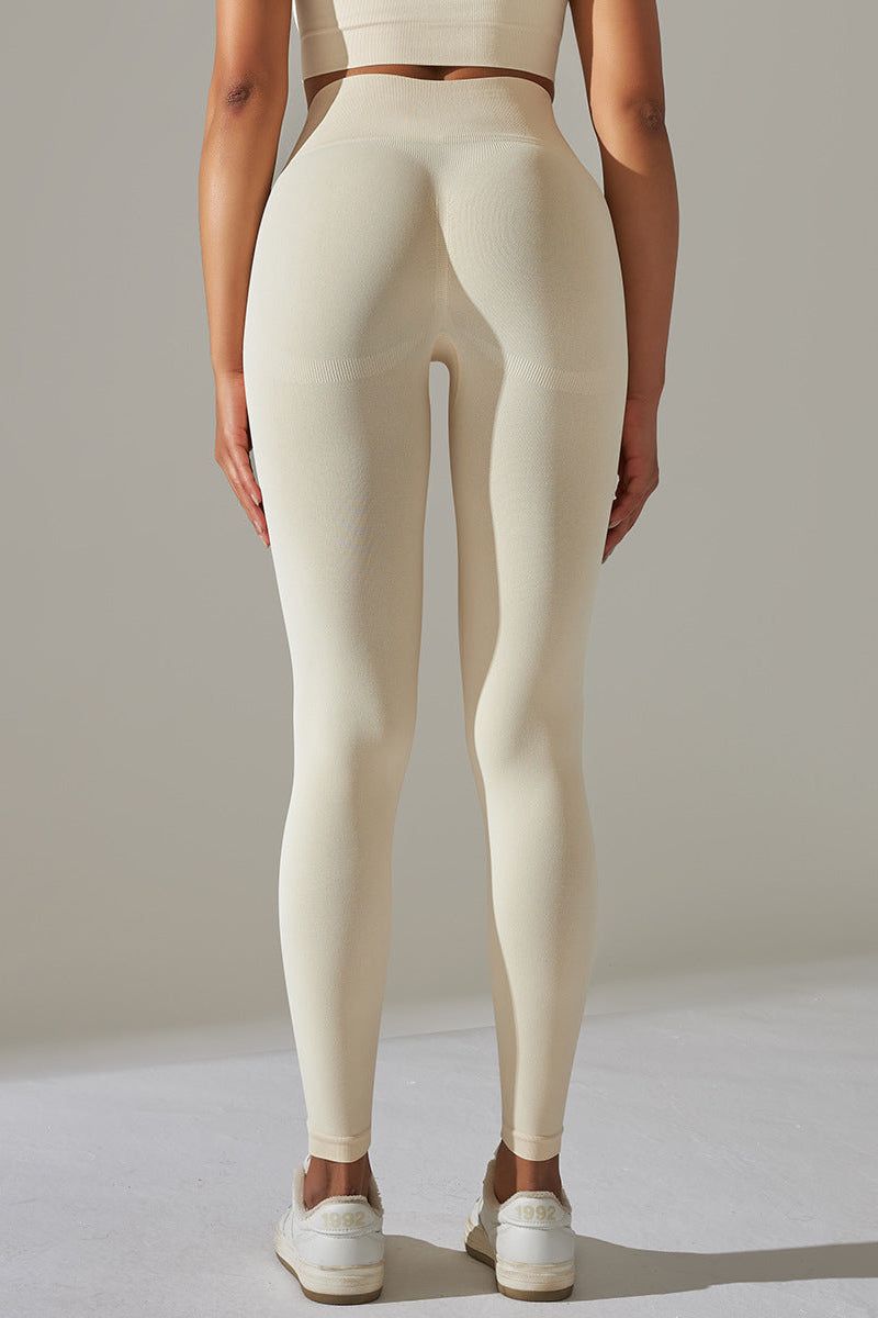 Ultrafit Scrunch Tights Beige Small Beige