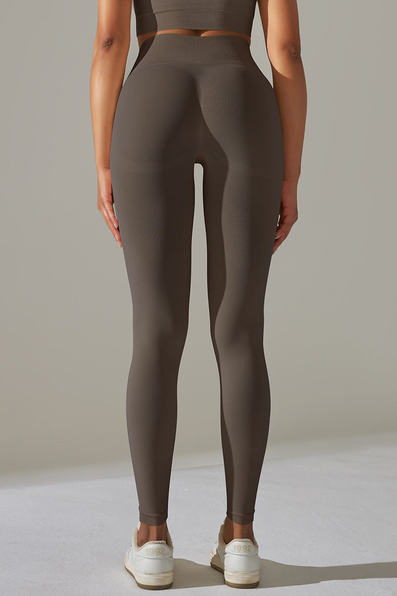 Ultrafit Scrunch Tights Brown Small Brown