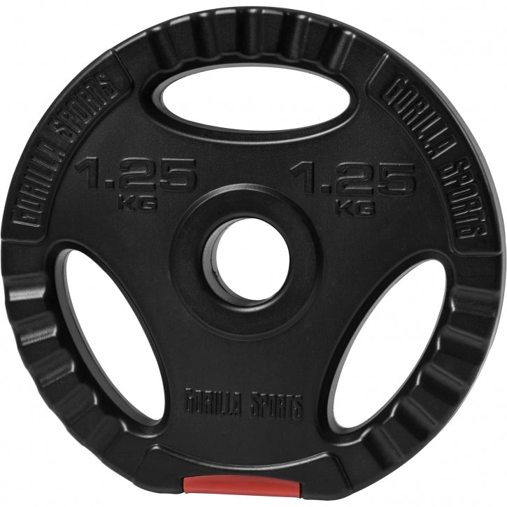 Vægtskive Med Greb   Hård Plast   25 Kg  30 Mm