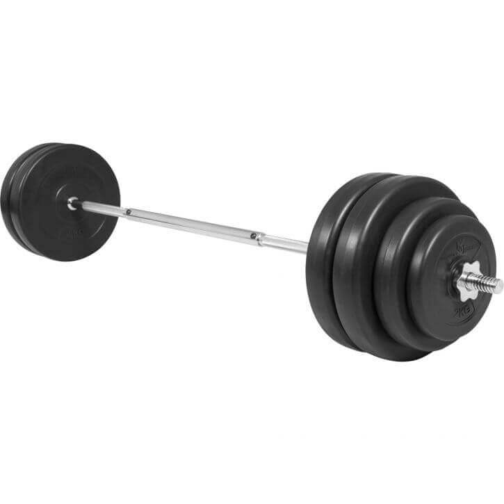 Vægtstangssæt Sort  60 Kg
