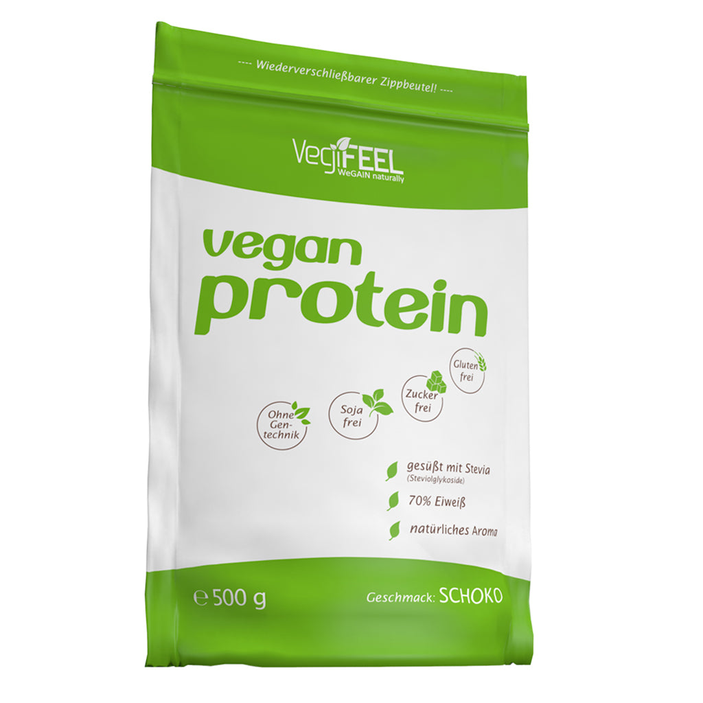 Vegansk Proteinpulver Chokolade Smag  500