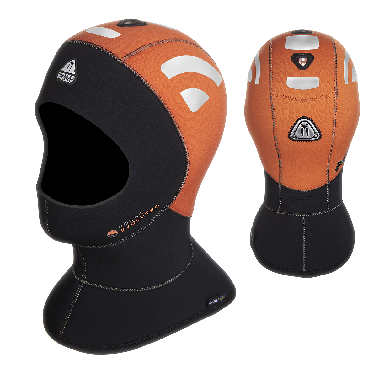 Waterproof Hætte H1   10mm Orange