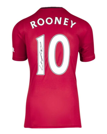 Wayne Rooney Autograferet Manchester United Trøje  2019 20