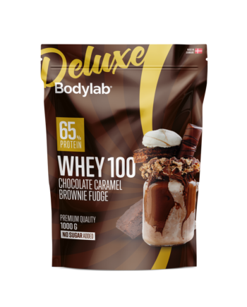 Whey 100 Deluxe    Kg  Chocolate Caramel Brownie Fudge