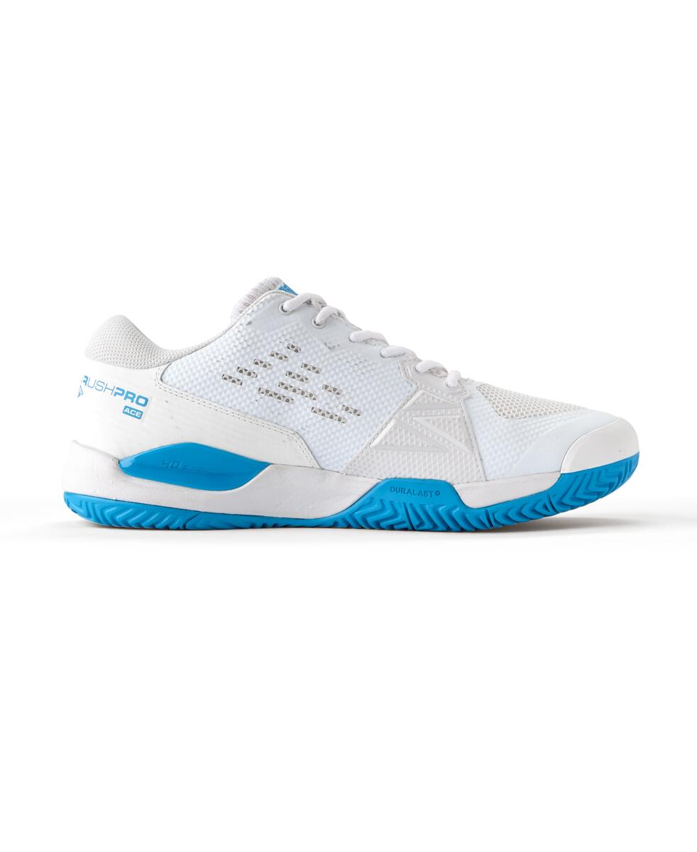 Wilson Rush Pro Ace  White White Atomic Blue  41