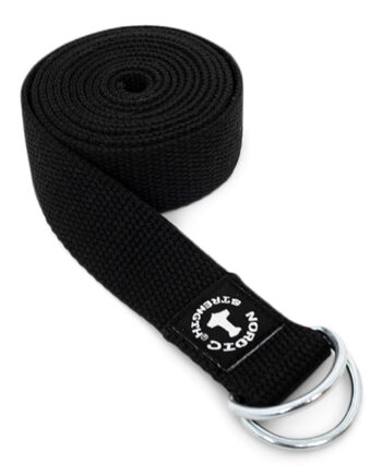 Yogabælte Med Metallukning Sort