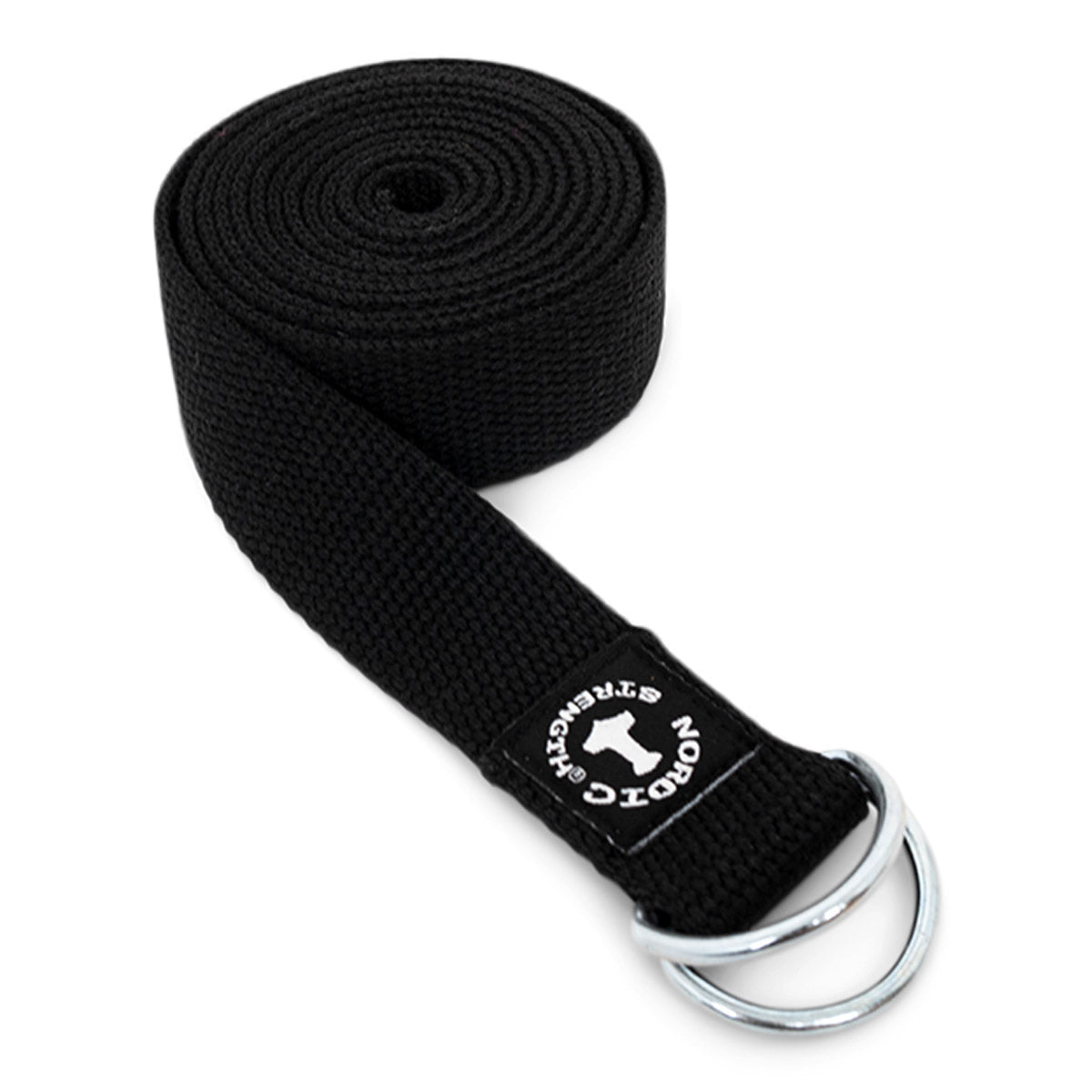 Yogabælte Med Metallukning Sort