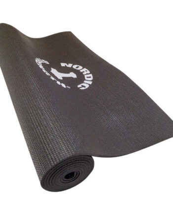 Yogamåtte   Mm Sort  Nordic Strength