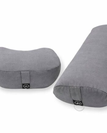 Yogapølle   Meditationspude   Grå  Pakketilbud