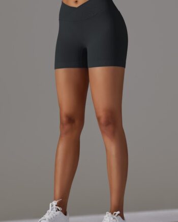 Zencurve   Shaped Shorts   Mid Waist Black Small   Black