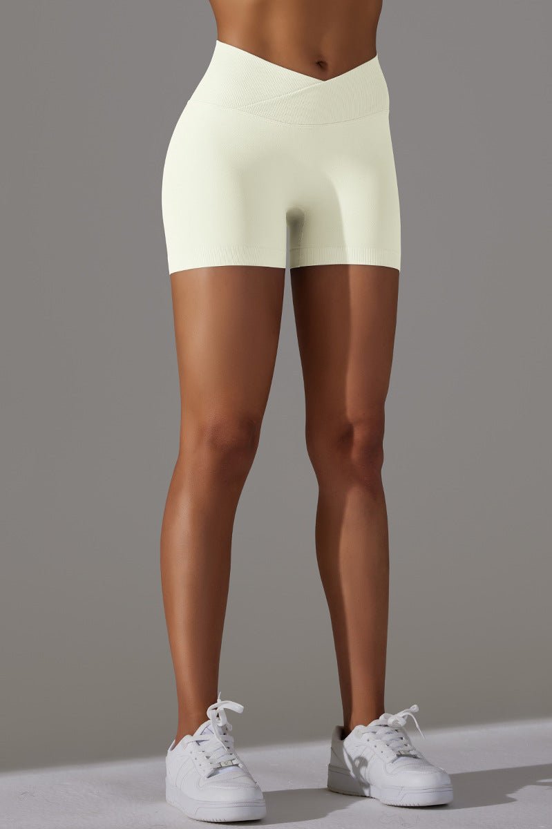 Zencurve Shaped Shorts Mid Waist Ivory Small Ivory