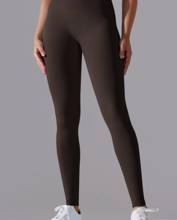 Zencurve   Shaped Tights   Mid Waist Brown Medium   Brown