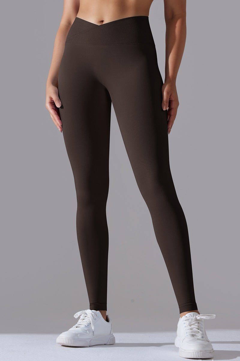 Zencurve Shaped Tights Mid Waist Brown Medium Brown