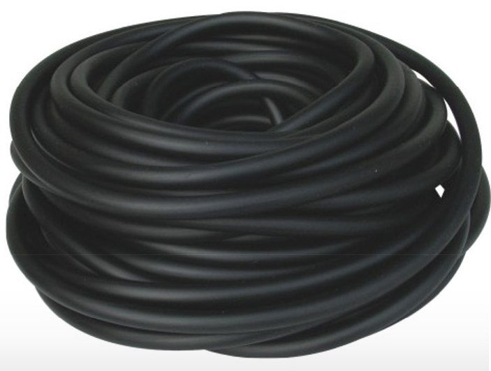 Aserve Latexfri Tubing Træningselastik  -heavy Sort 30m