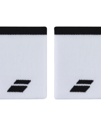 Babolat Logo Jumbo Wristband White Black