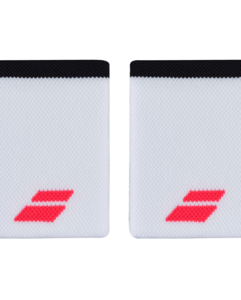 Babolat Logo Jumbo Wristband White Strike Red