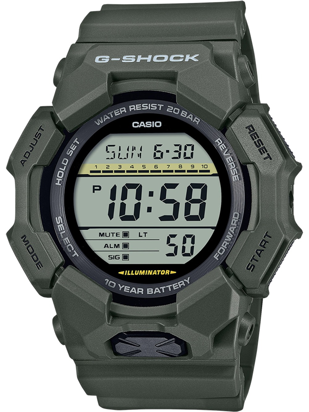 Casio Gd-010-3er Herreur -shock Classic