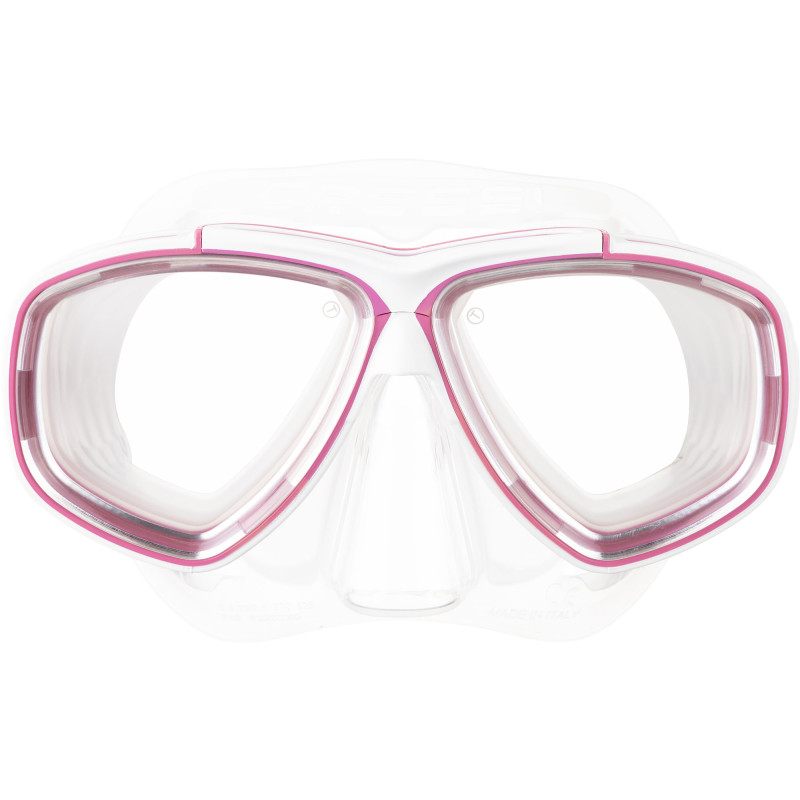Cressi Prisma Dykkermaske Klar Pink