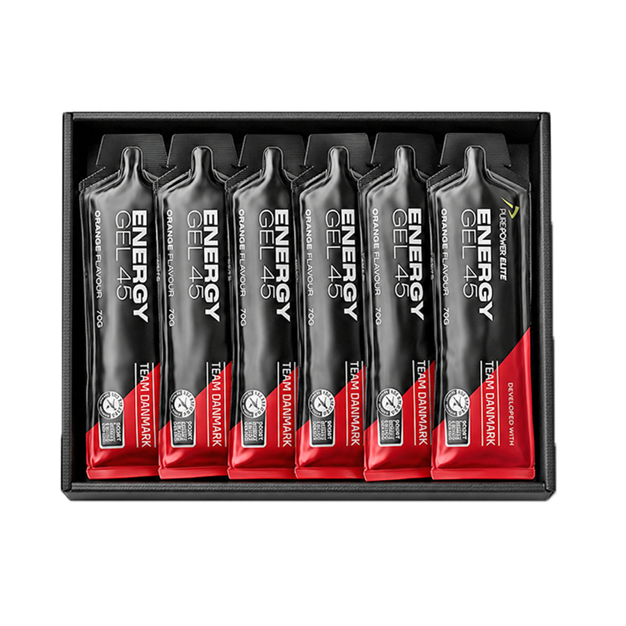 Elite Energy Gel 45 Appelsin 12   70g