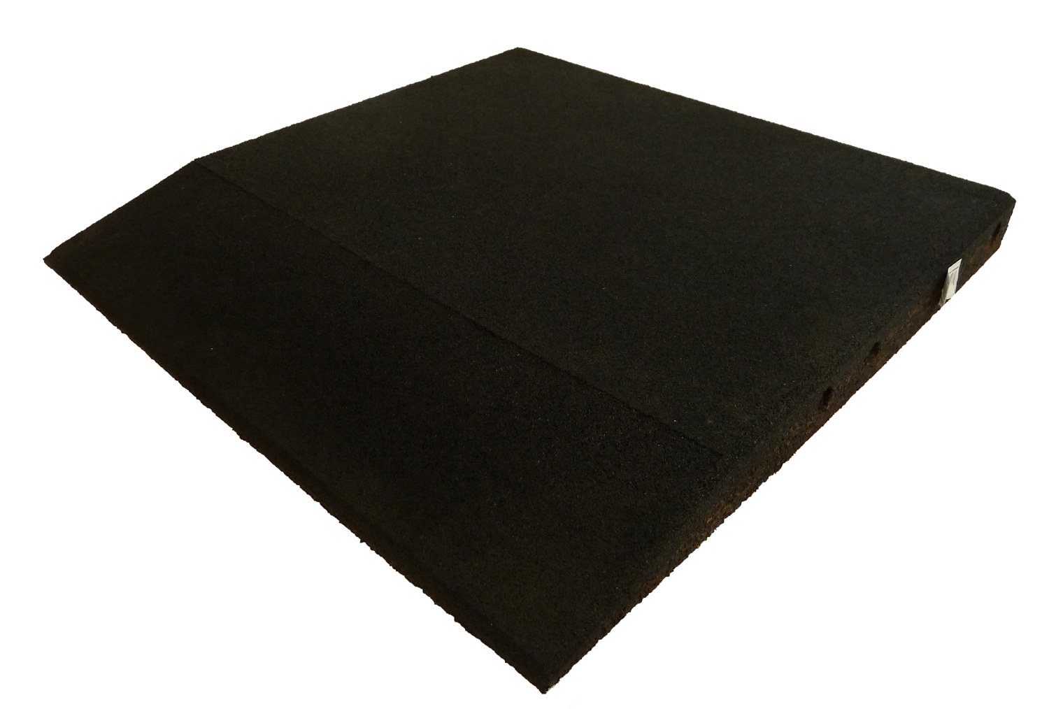 Ergofloor Ergoplay Impact Gummifliser Faldunderlag Rampe 500x500x45 Mm Sort
