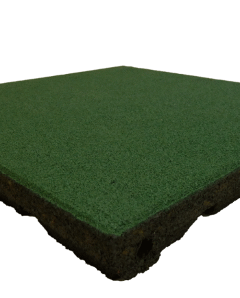 Ergofloor Ergoplay Impact Gummifliser   Faldunderlag 500x500x75 Mm Grøn