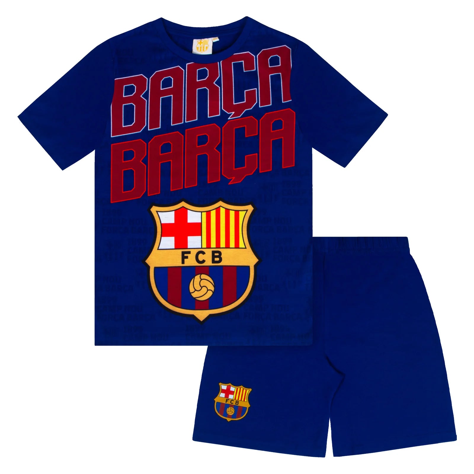 Fc Barcelona Kort Pyjamas - år