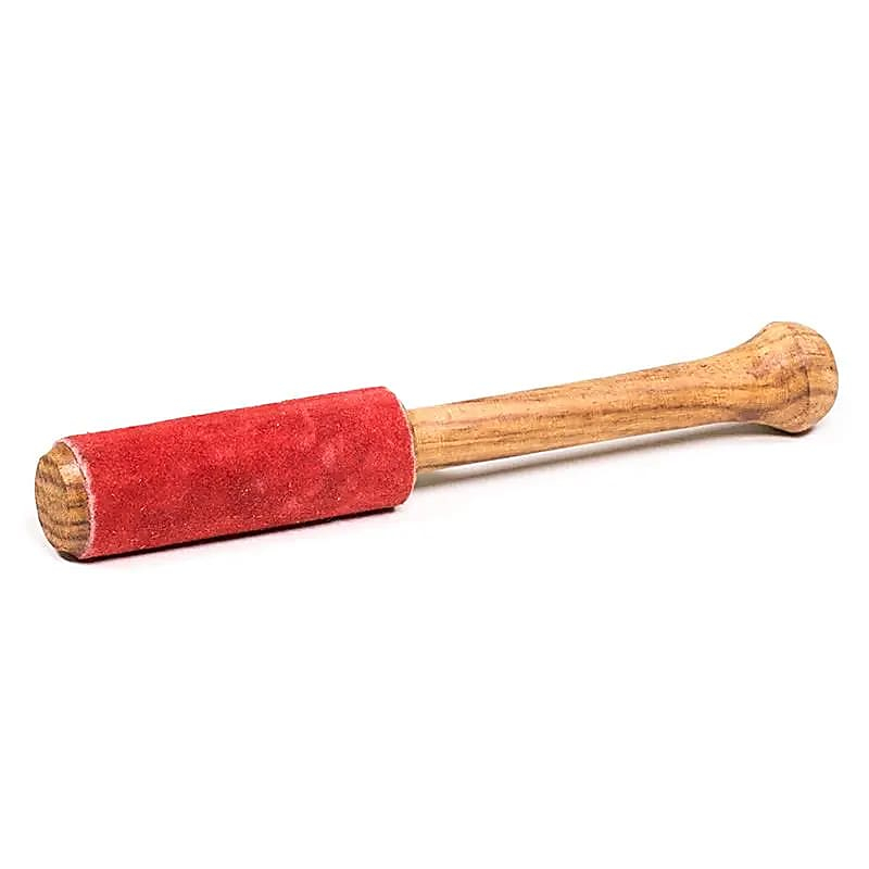 Rubbing Stick Til Syngeskål   Ruskind V15  Rød