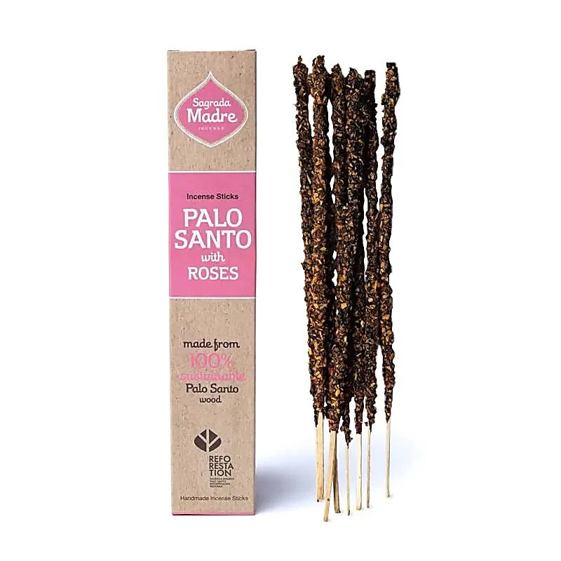 Sagrada Madre Palo Santo-røgelse Med Rose Stk