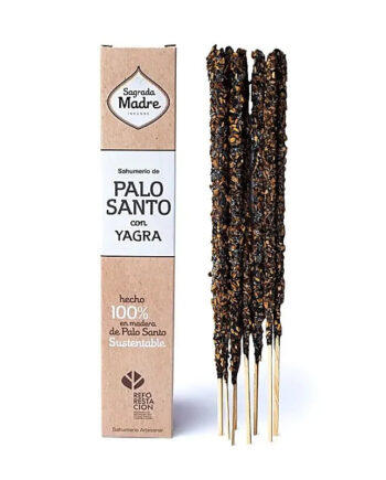 Sagrada Madre Palo Santo-røgelse Med Yagra   Stk