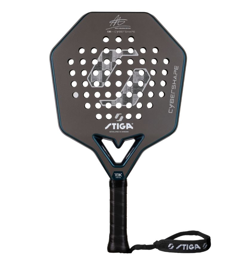 Stiga Cybershape 18k Hard Adam Axelsson Edition Padelbat