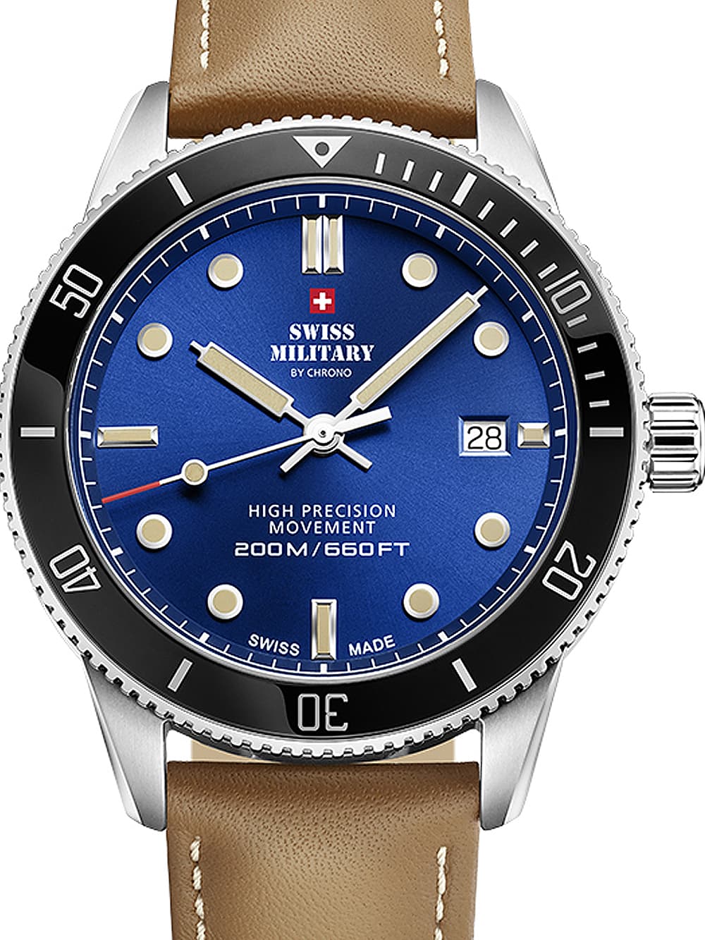 Swiss Military Sm34088 05 Herreur Quartz Diver