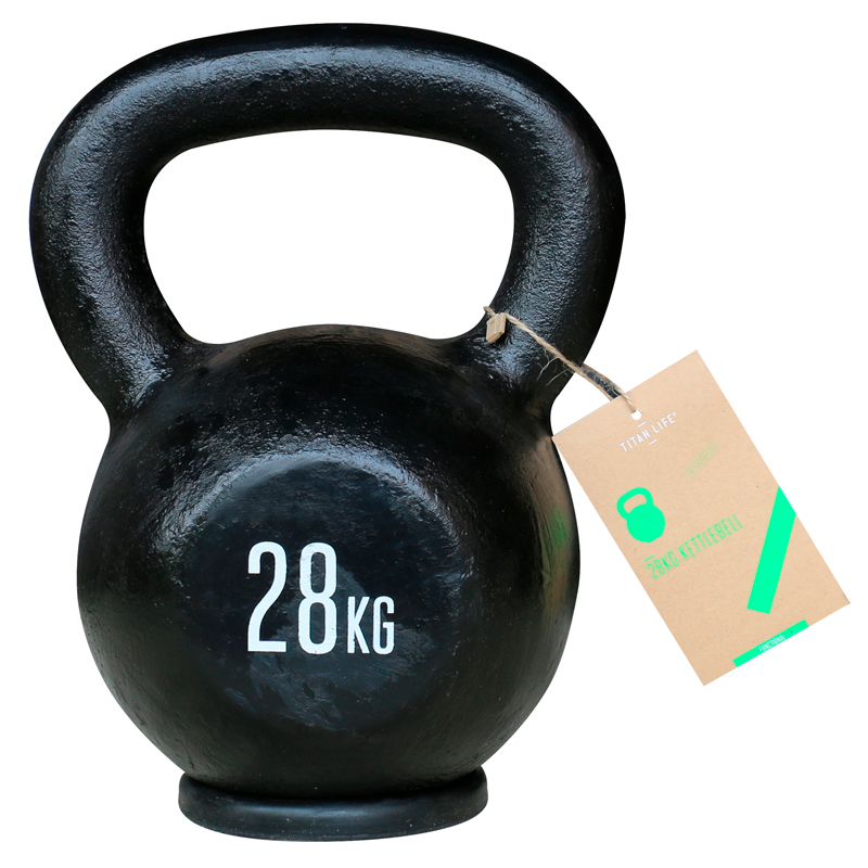 Titan Life Kettlebell 28 Kg Støbejern