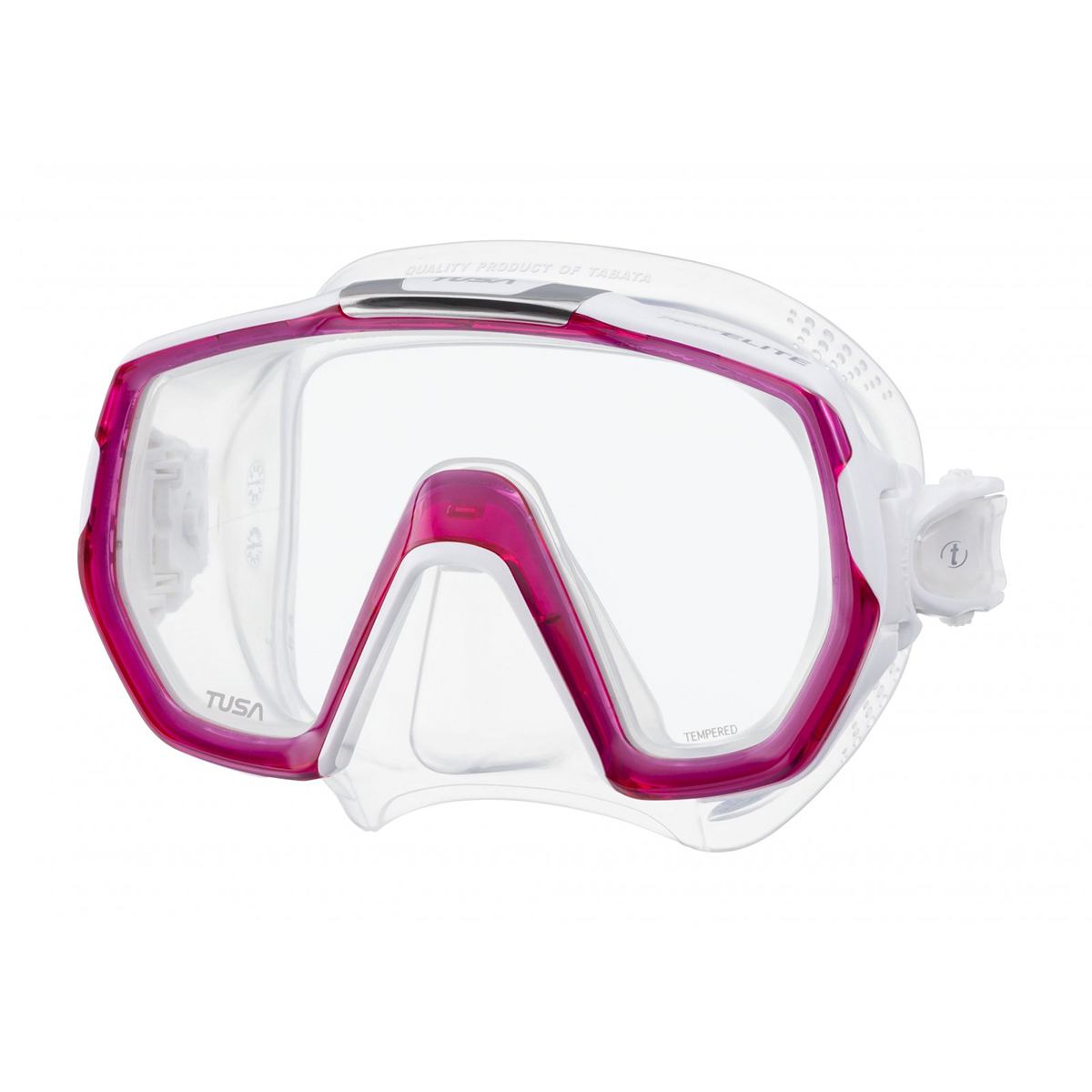 Tusa Dykkermaske Freedom Elite Klar Pink