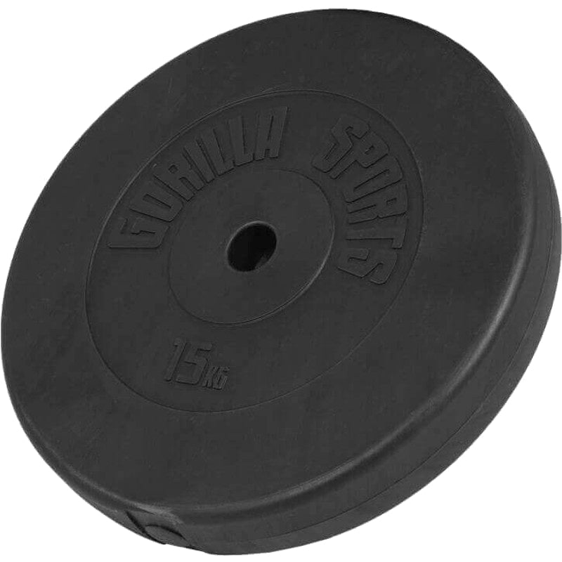 Vægtskive Hård Plast 15 Kg 30 Mm