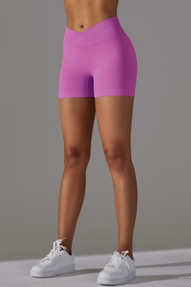 Zencurve   Shaped Shorts   Mid Waist Pink Small   Pink