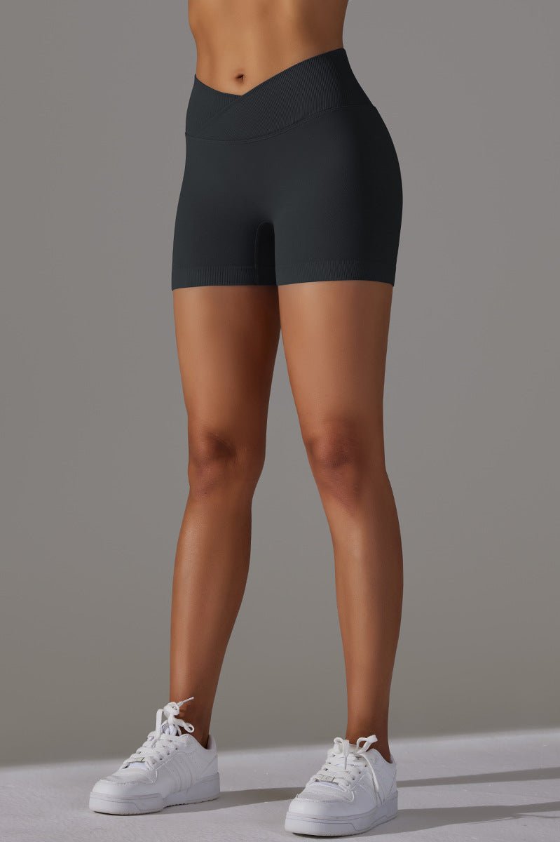 Zencurve   Shaped Shorts   Mid Waist Black Small   Black
