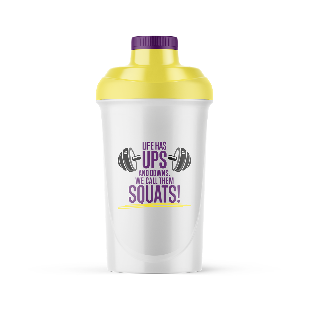 Bodylab Shaker 600 Ml Purple Yellow