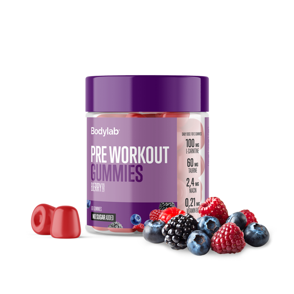 Pre Workout Gummies  60 Stk  Berry